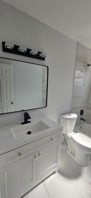 Bathroom, Dual Sink Vanities, Interior, Marble Walls