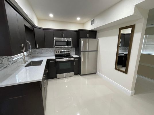 Interior, Kitchen, Recessed Lighting, Stainless Steel Appliances