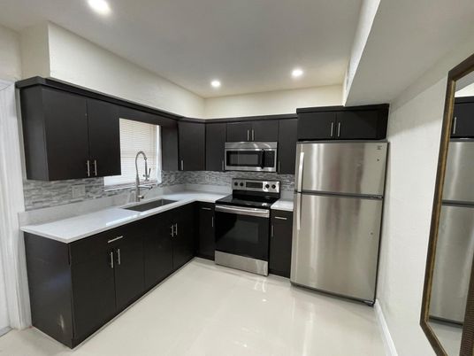 Interior, Kitchen, Recessed Lighting, Stainless Steel Appliances