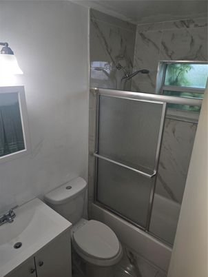 Bathroom, Glass Shower, Interior, Marble Walls