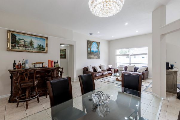Chandelier, Dining room, Interior, Living room, Recessed Lighting