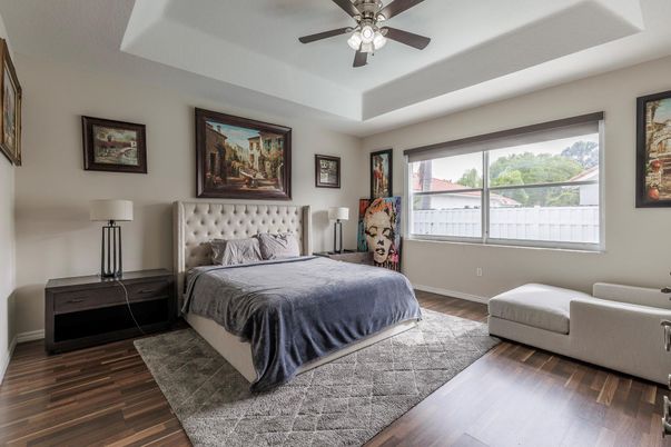 Bedroom, Interior, Wood Texture Flooring