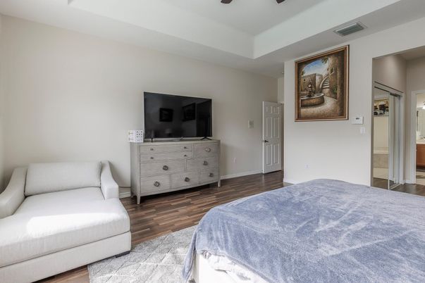 Bedroom, Interior, Wood Texture Flooring