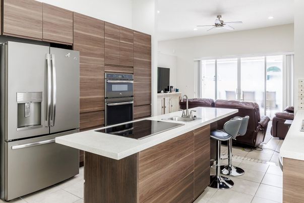Interior, Kitchen, Recessed Lighting, Stainless Steel Appliances