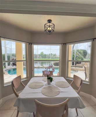 Dining room, Interior, Water