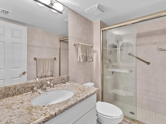 Bathroom, Glass Shower, Interior