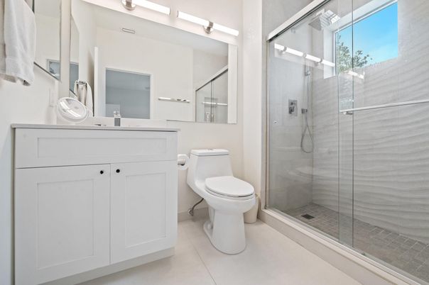 Bathroom, Glass Shower, Interior