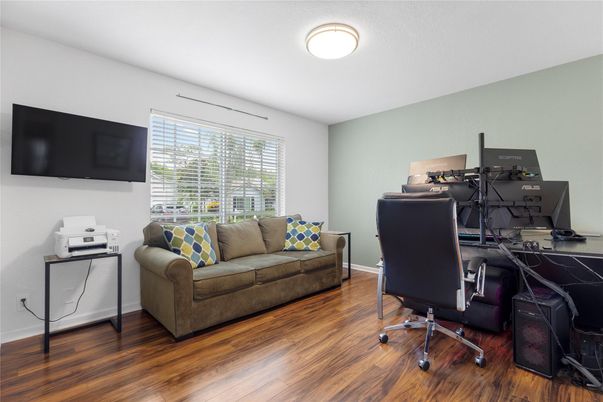Home Office, Interior, Wood Texture Flooring
