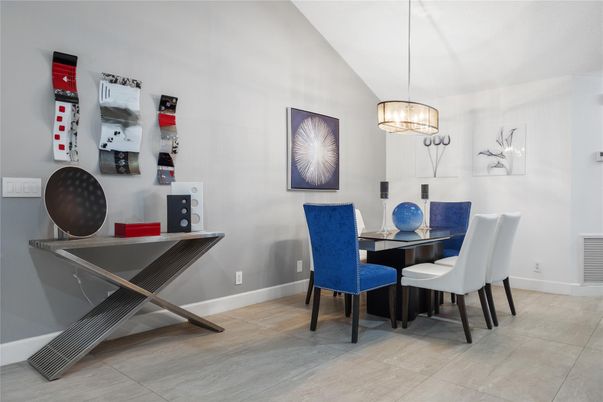 Dining room, Interior, Pendant Lights