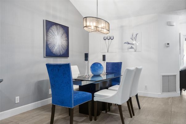 Dining room, Interior, Pendant Lights