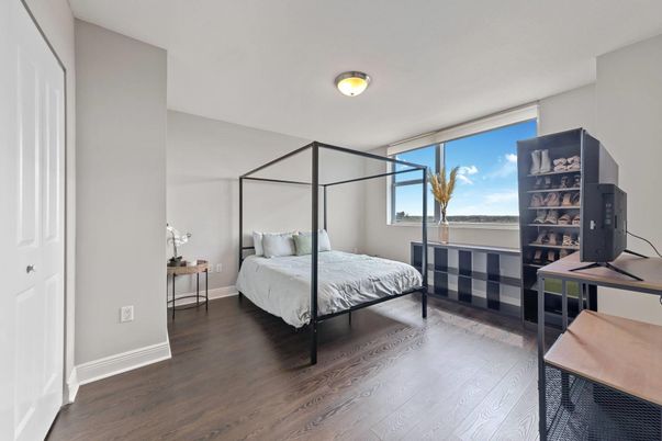 Bedroom, Interior, Wood Texture Flooring