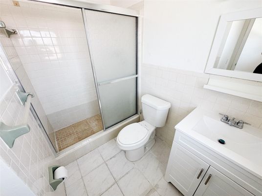 Bathroom, Glass Shower, Interior, Marble