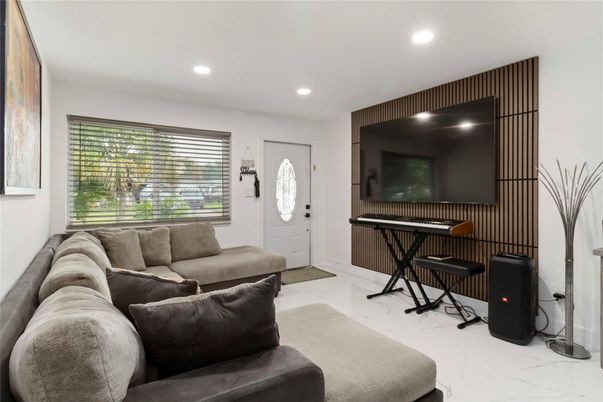 Interior, Living room, Marble, Recessed Lighting