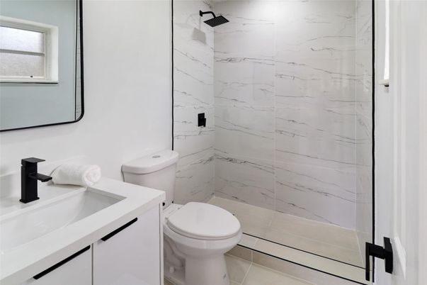 Bathroom, Interior, Marble Walls