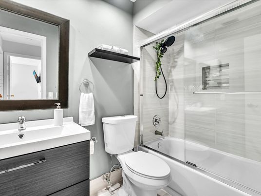 Bathroom, Glass Shower, Interior