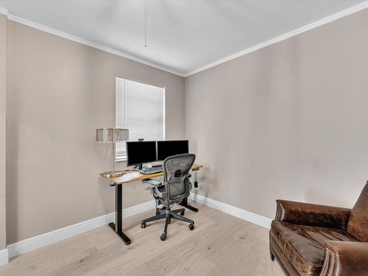 Home Office, Interior, Wood Texture Flooring