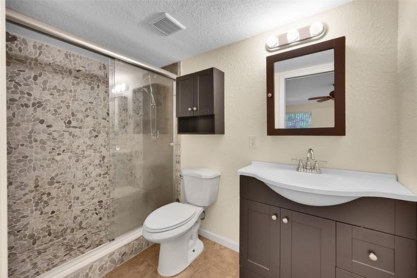 Bathroom, Glass Shower, Interior