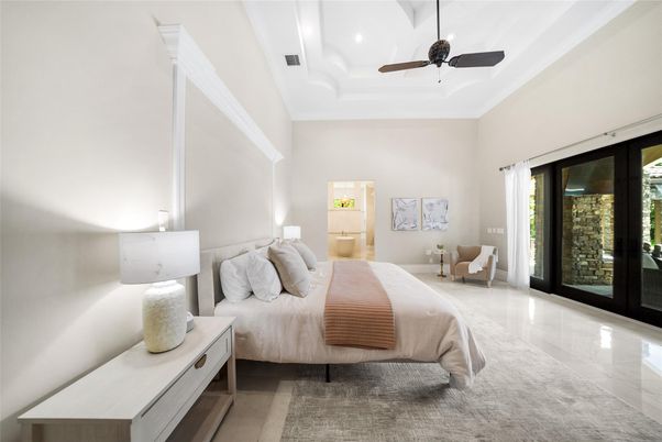 Bedroom, Interior, Recessed Lighting