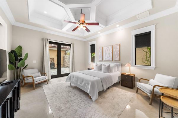 Bedroom, Interior, Recessed Lighting