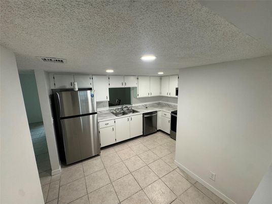 Interior, Kitchen, Recessed Lighting, Stainless Steel Appliances