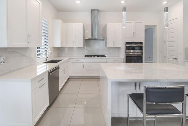 Interior, Kitchen, Recessed Lighting, Stainless Steel Appliances