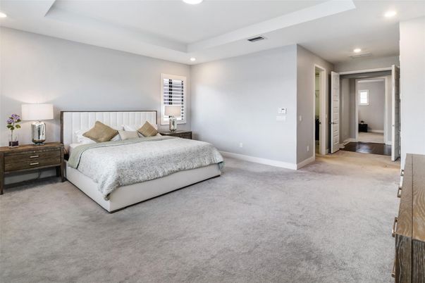 Bedroom, Interior, Recessed Lighting