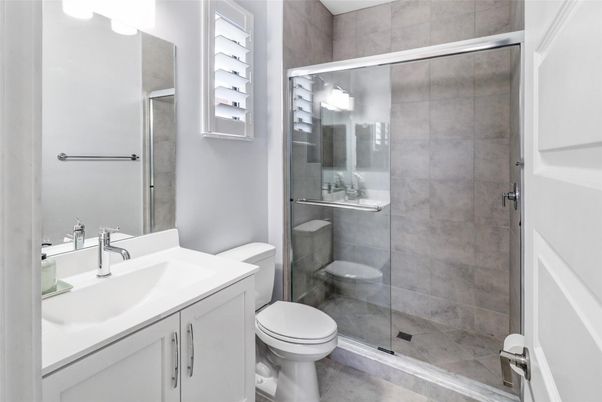 Bathroom, Glass Shower, Interior
