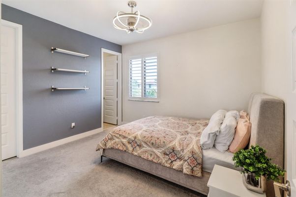 Bedroom, Interior, Pendant Lights