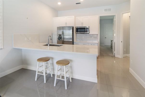 Interior, Kitchen, Recessed Lighting, Stainless Steel Appliances
