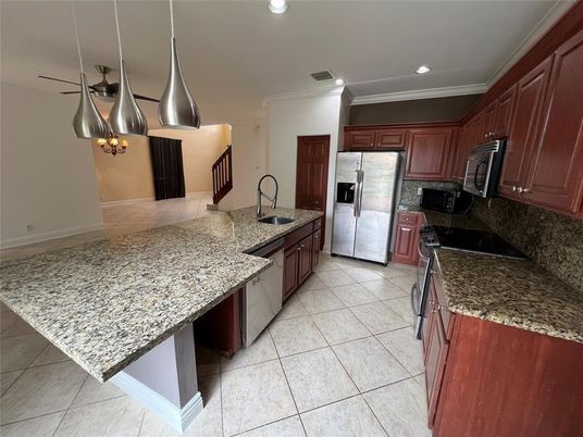 Interior, Kitchen, Recessed Lighting, Stainless Steel Appliances