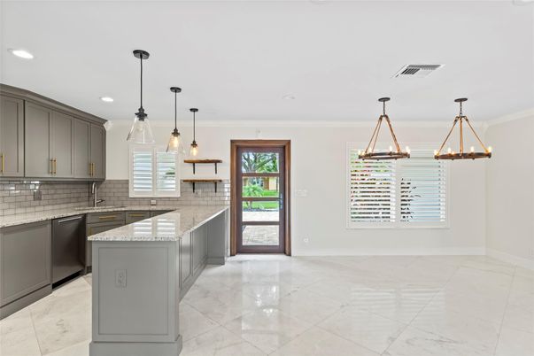 Interior, Kitchen, Pendant Lights, Recessed Lighting