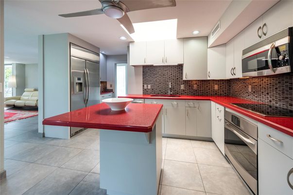 Interior, Kitchen, Recessed Lighting, Stainless Steel Appliances