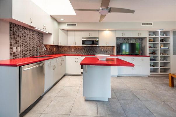 Interior, Kitchen, Recessed Lighting, Stainless Steel Appliances
