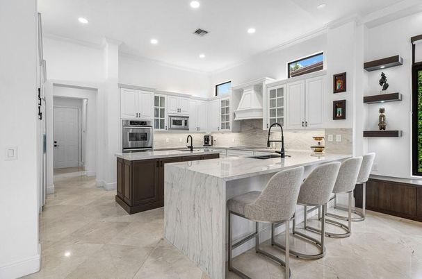 Interior, Kitchen, Recessed Lighting, Stainless Steel Appliances