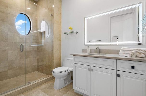 Bathroom, Glass Shower, Interior