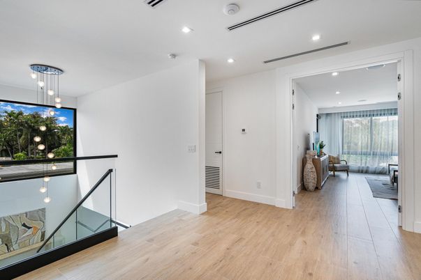Interior, Pendant Lights, Recessed Lighting, Wood Texture Flooring
