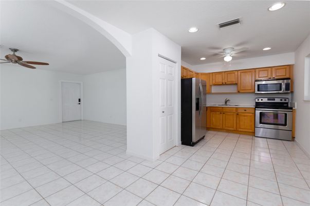 Interior, Kitchen, Recessed Lighting, Stainless Steel Appliances