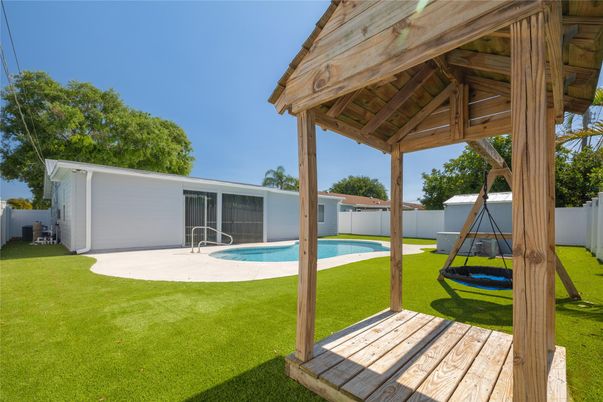 Backyard, Exterior, Playground, Pool