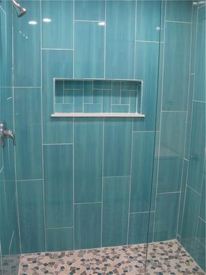 Bathroom, Glass Shower, Interior