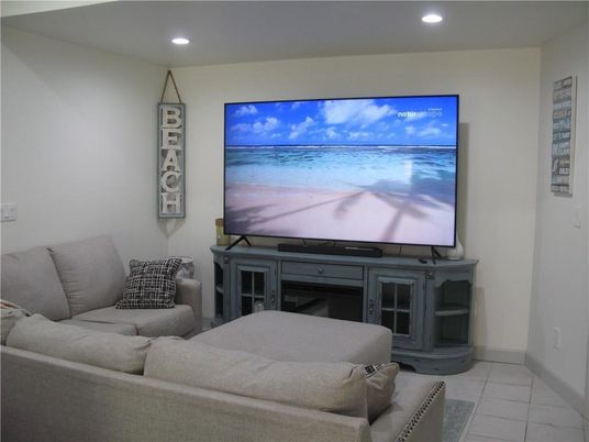Interior, Living room, Recessed Lighting