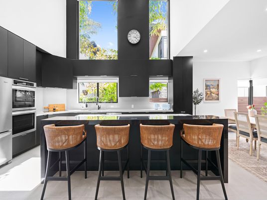 Dining room, Interior, Kitchen, Recessed Lighting, Stainless Steel Appliances