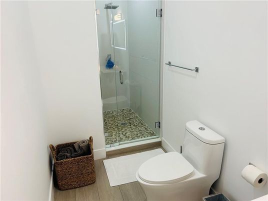 Bathroom, Glass Shower, Interior