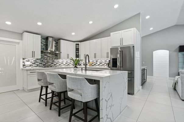 Interior, Kitchen, Recessed Lighting, Stainless Steel Appliances