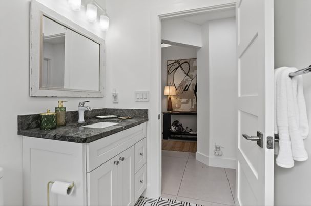 Bathroom, Interior, Wood Texture Flooring