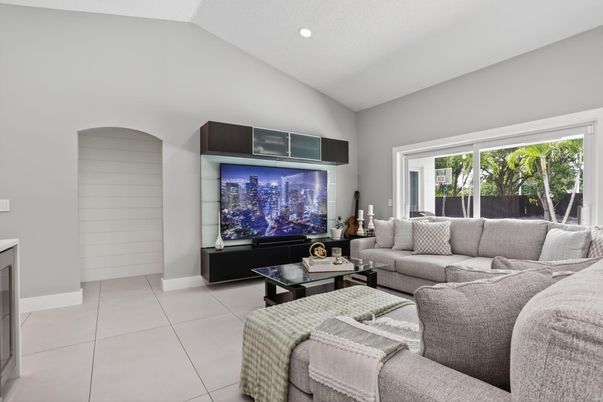 Interior, Living room, Recessed Lighting