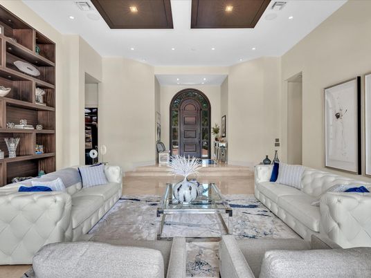 Interior, Living room, Recessed Lighting