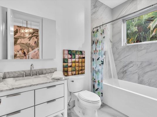 Bathroom, Chandelier, Interior, Marble, Marble Walls