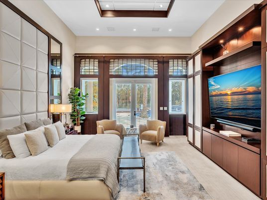 Bedroom, Interior, Living room, Recessed Lighting