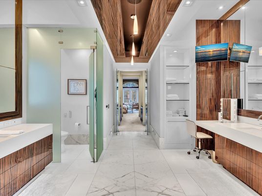 Interior, Marble, Recessed Lighting