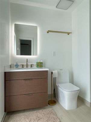 Bathroom, Interior, Wood Texture Flooring